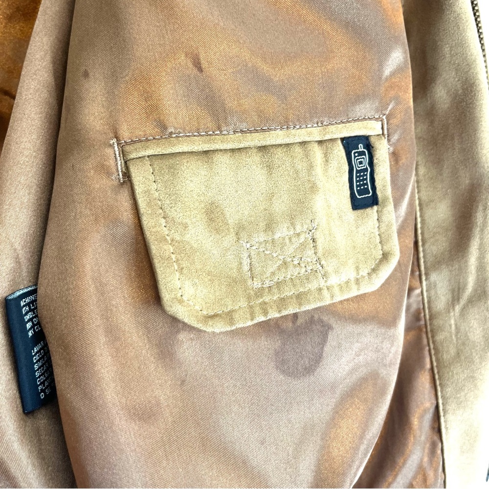 Weatherproof Men's Chore Jacket, Faux Suede, Tan, Size XL, Vintage style - Picture 11 of 12